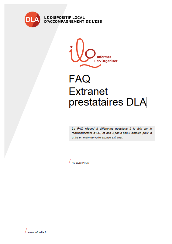 FAQ prestataires DLA